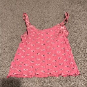 Pink Floral Women's Top